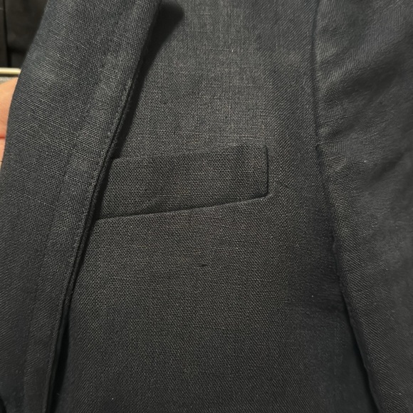 J Crew Linen Navy Blazer - Picture 6 of 9